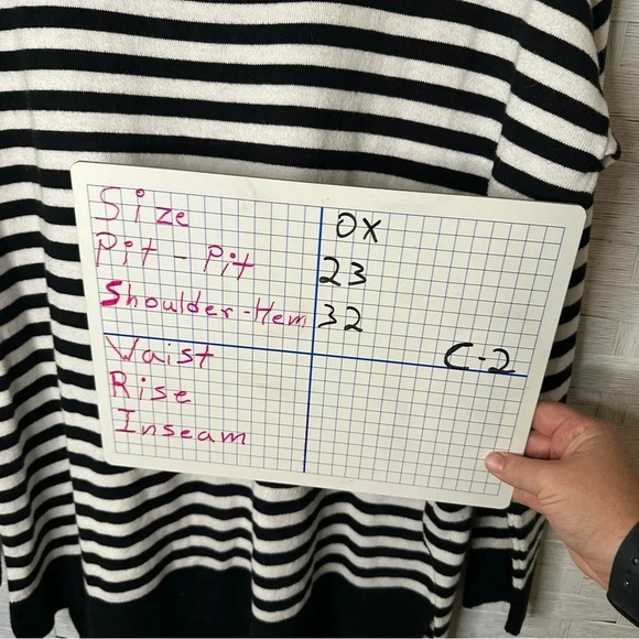 Torrid black & white Striped Sweater red heart elbow patches valentine plus size - Picture 13 of 13